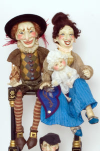 Image of one of a kind Punch and Judy set