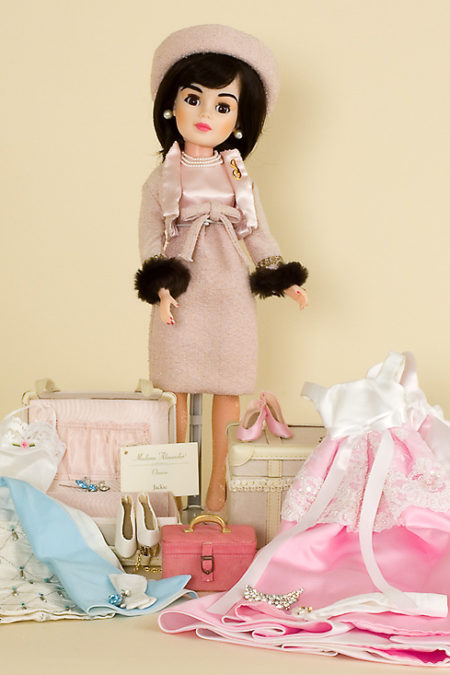 Image of Jackie Kennedy travel set by Madame Alexander Doll Co.
