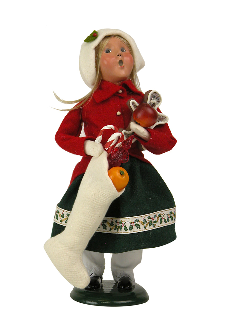 Girl With Christmas Treats Byers Choice Caroler Figurine 0716