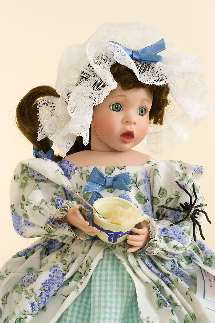 little miss muffet porcelain doll