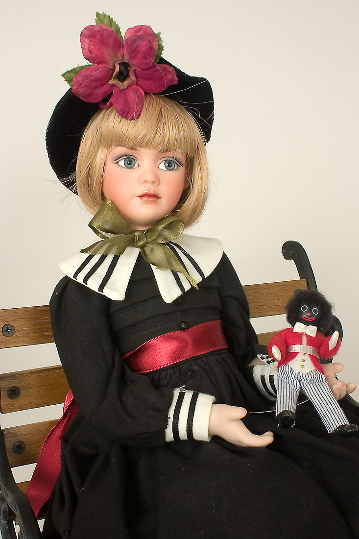 black porcelain dolls