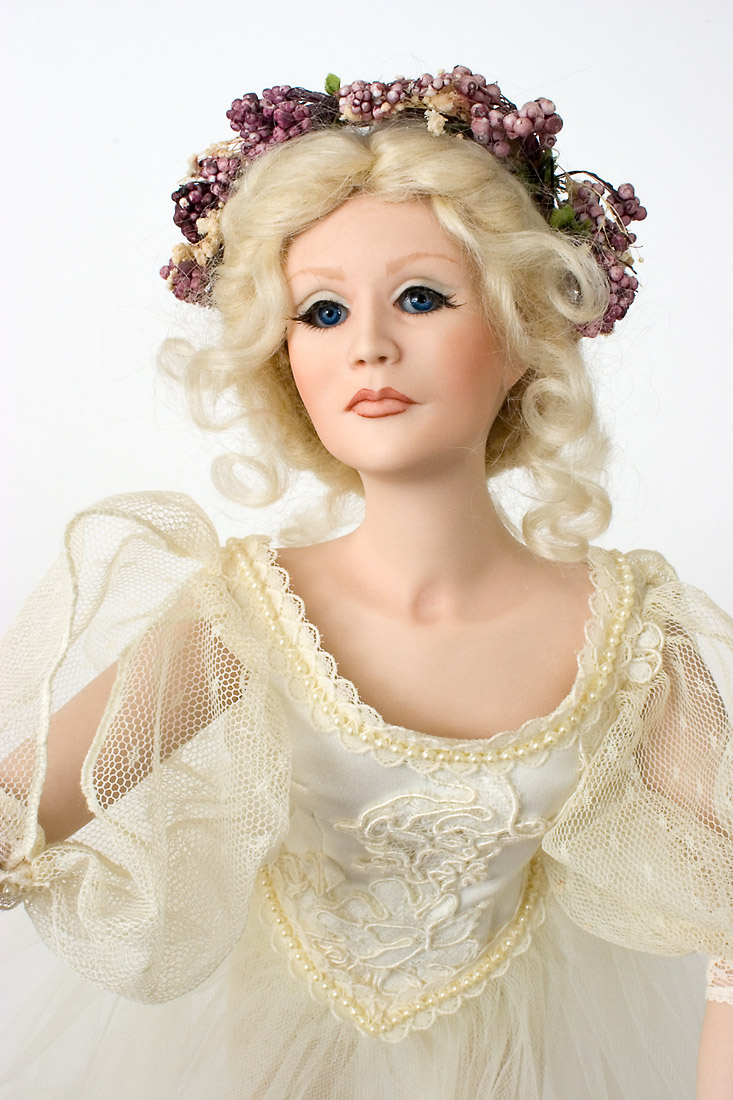 rose porcelain doll