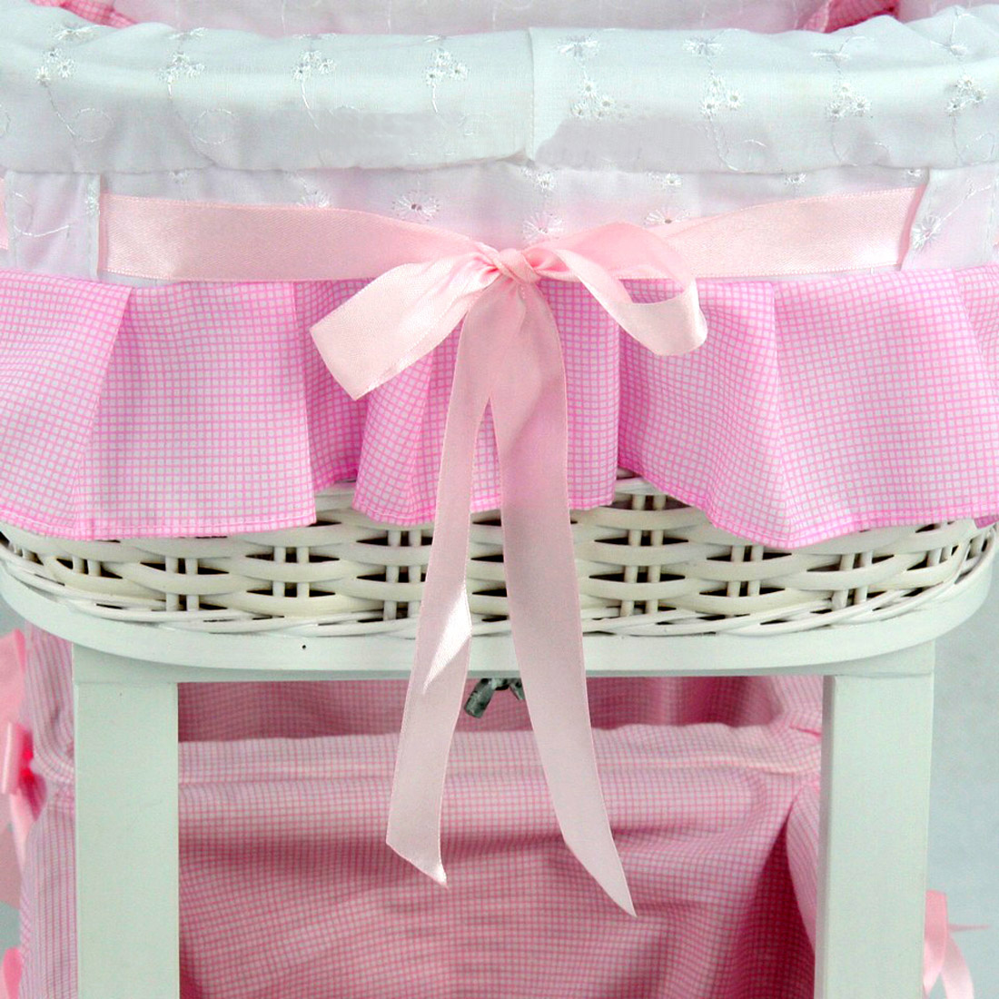 wicker doll bed