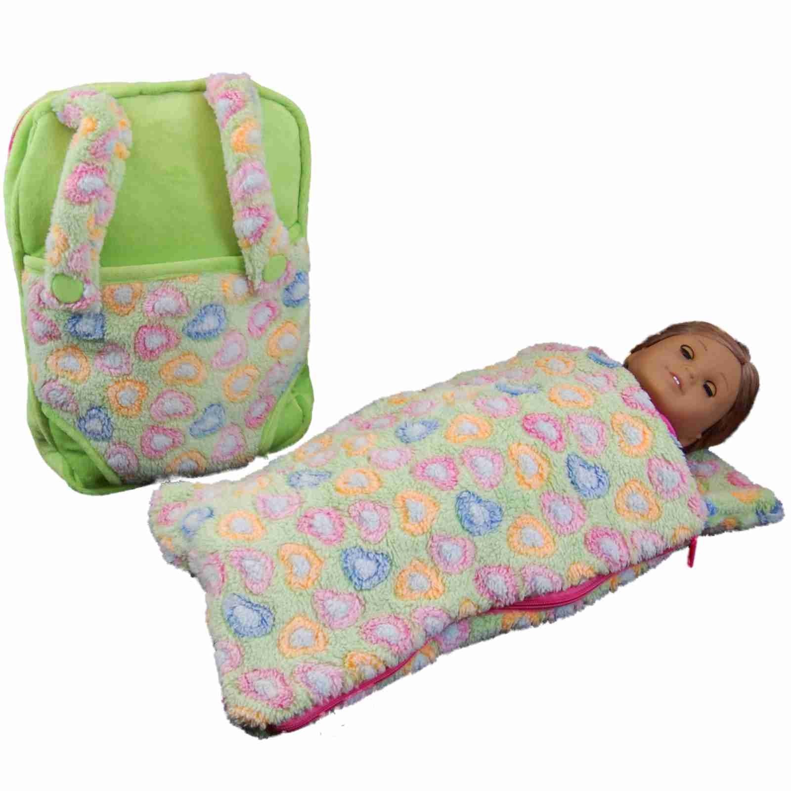 Childs Backpack Includes 18" Doll Carrier and Sleeping Bag ...
