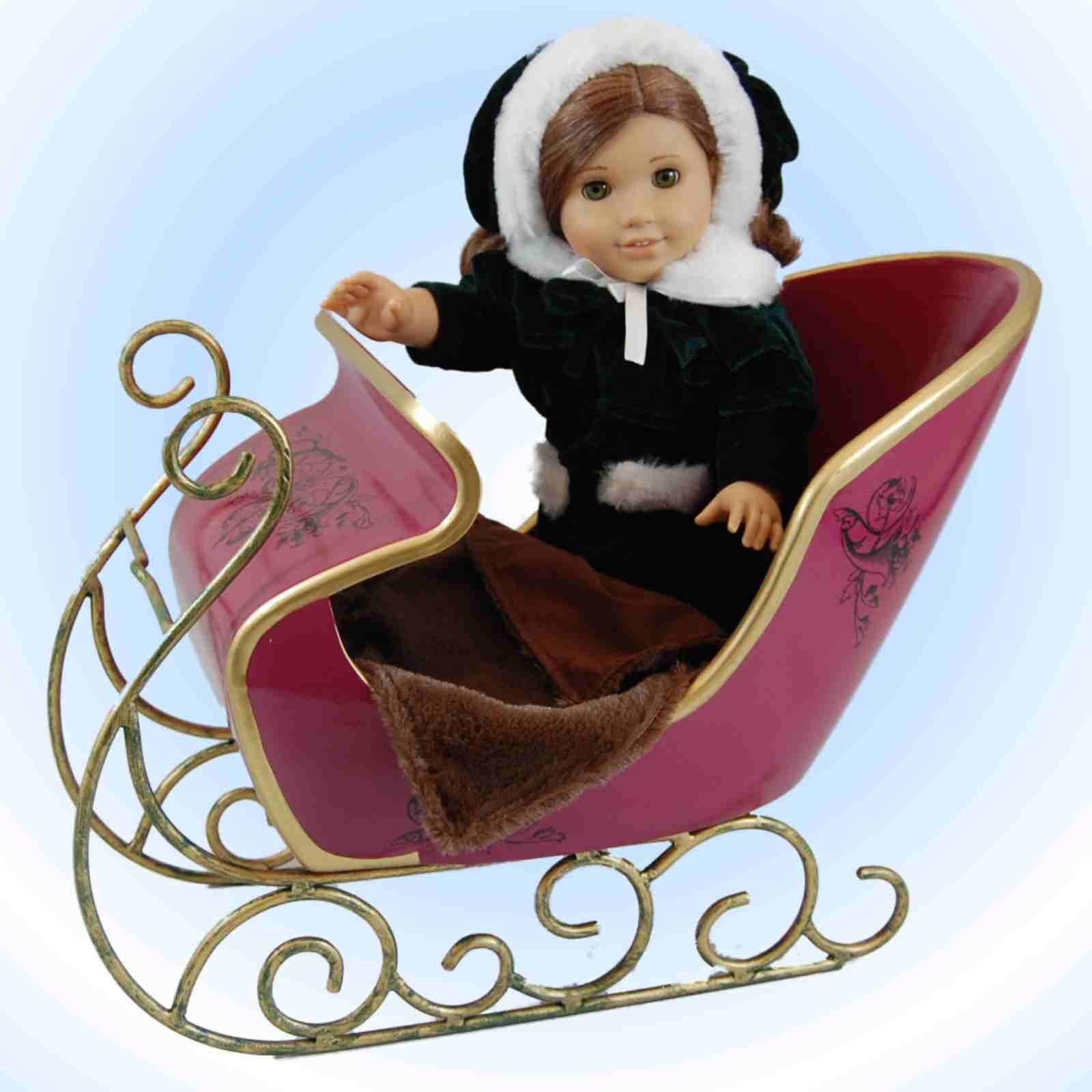 american girl doll sleigh