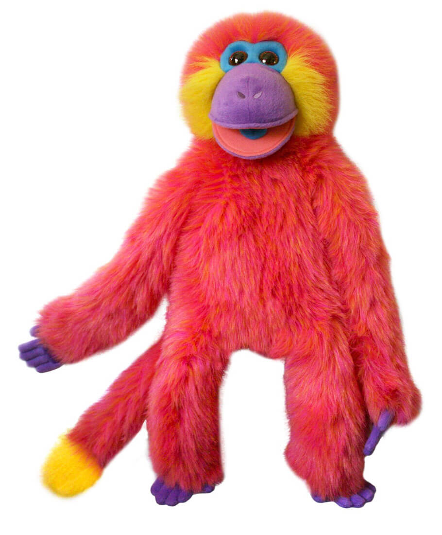 monkey puppet velcro hands