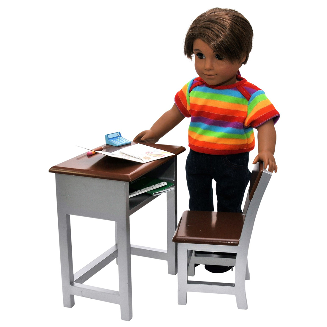 18 inch doll school desk