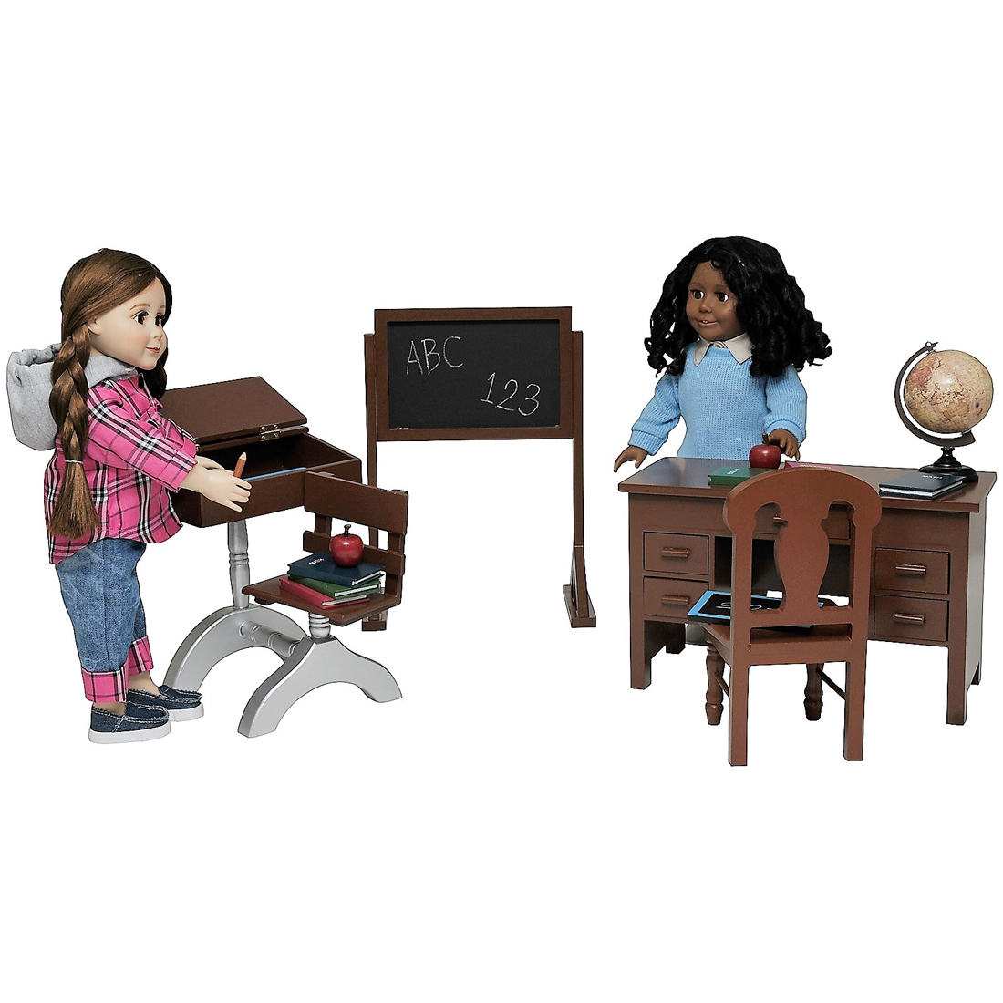 American School Teacher Desk And Student Desk Furniture For 18