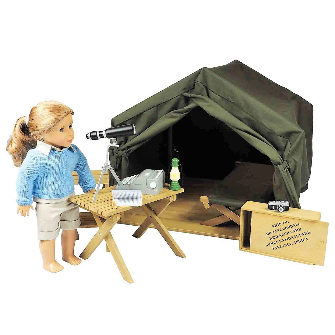 american girl doll tent set