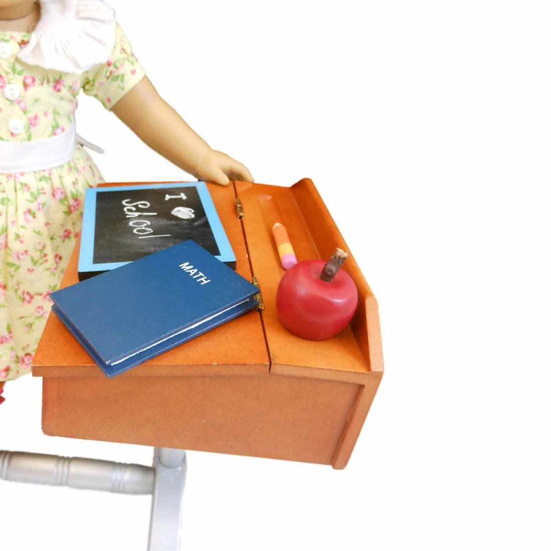 Supply for Dolls and Uniform Clothing Fits 18 In Doll Back to School Set Desk 