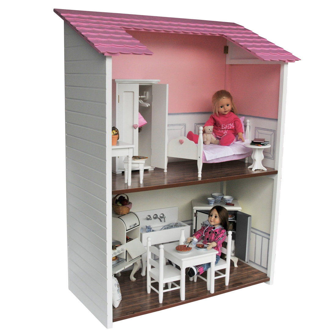 Two Story Doll House Fits 18 Inch Doll 03 