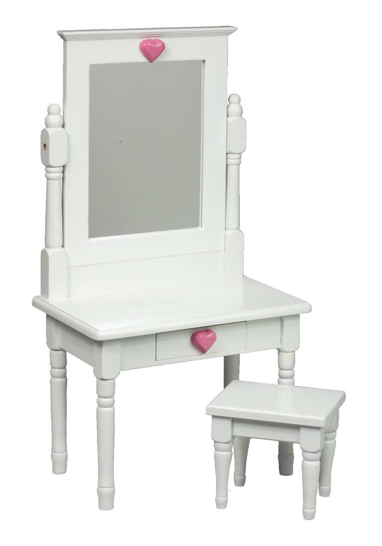 Vanity And Stool Set Doll Furniture For 18 Inch American Girl Dolls
