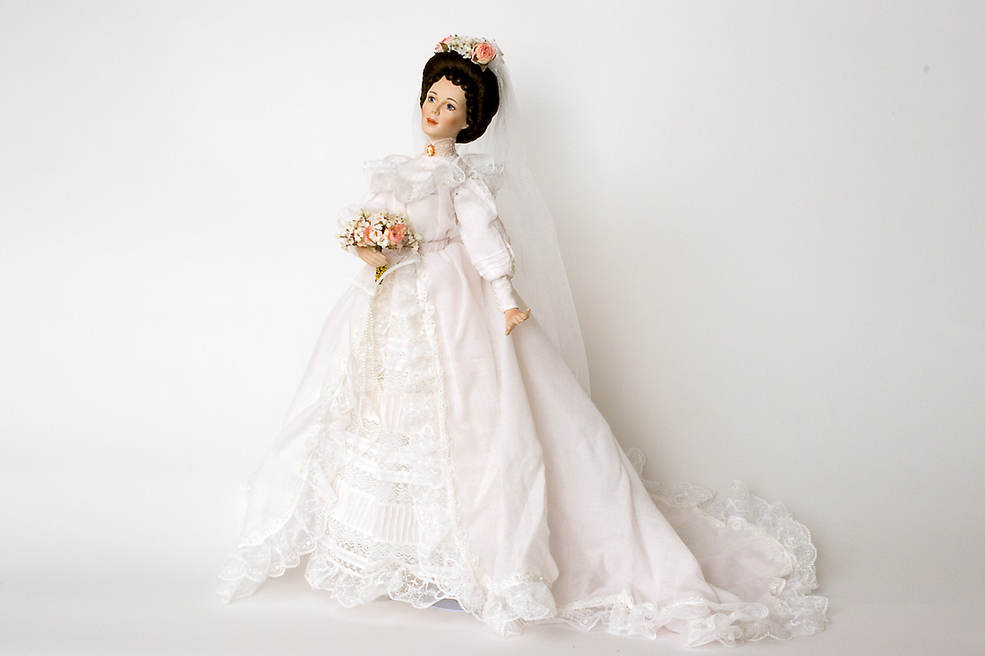 collectible porcelain bride dolls