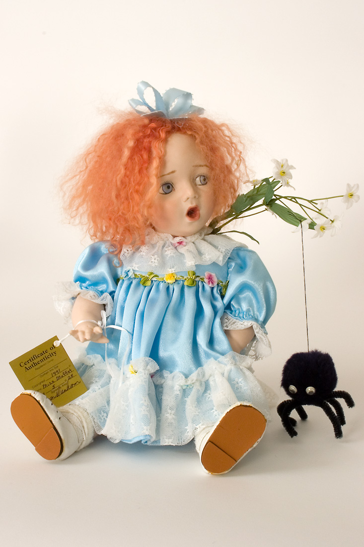 little miss muffet porcelain doll