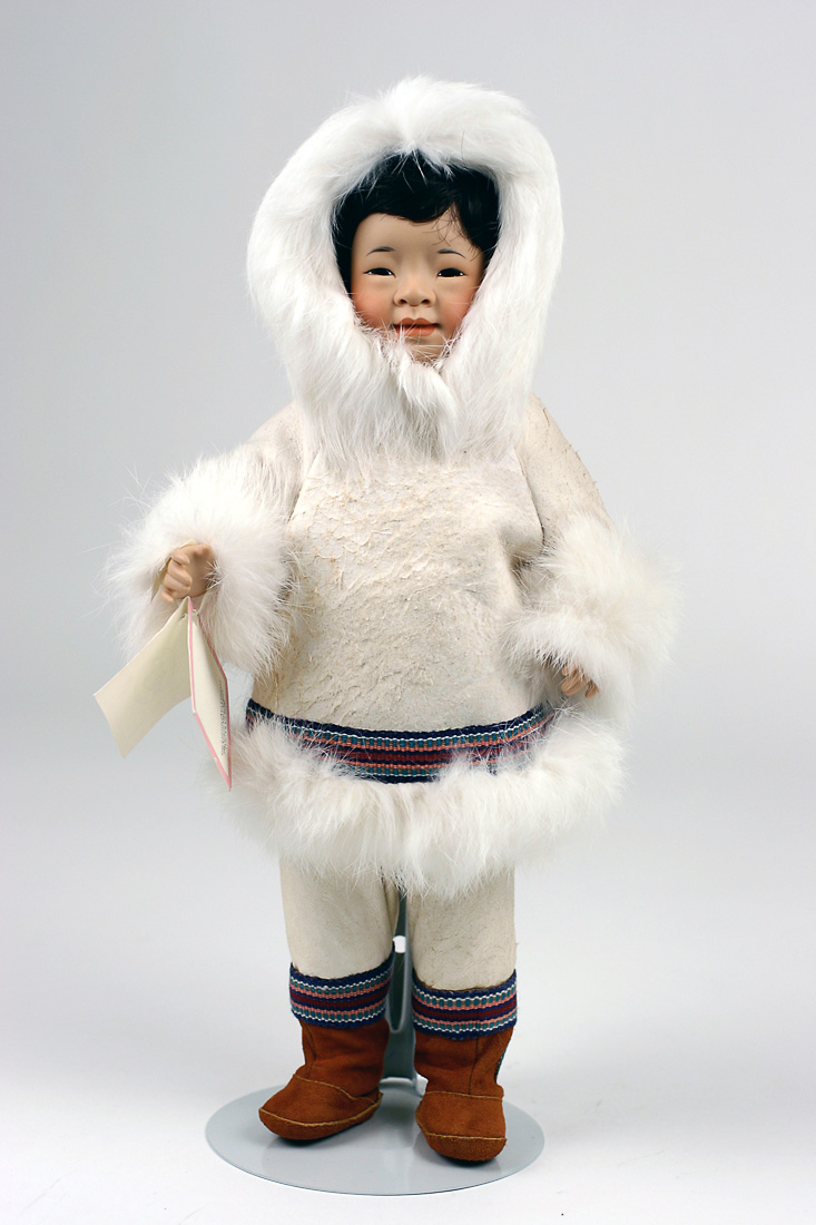 Nalauqataq - porcelain limited edition collectible doll by Wendy Lawton