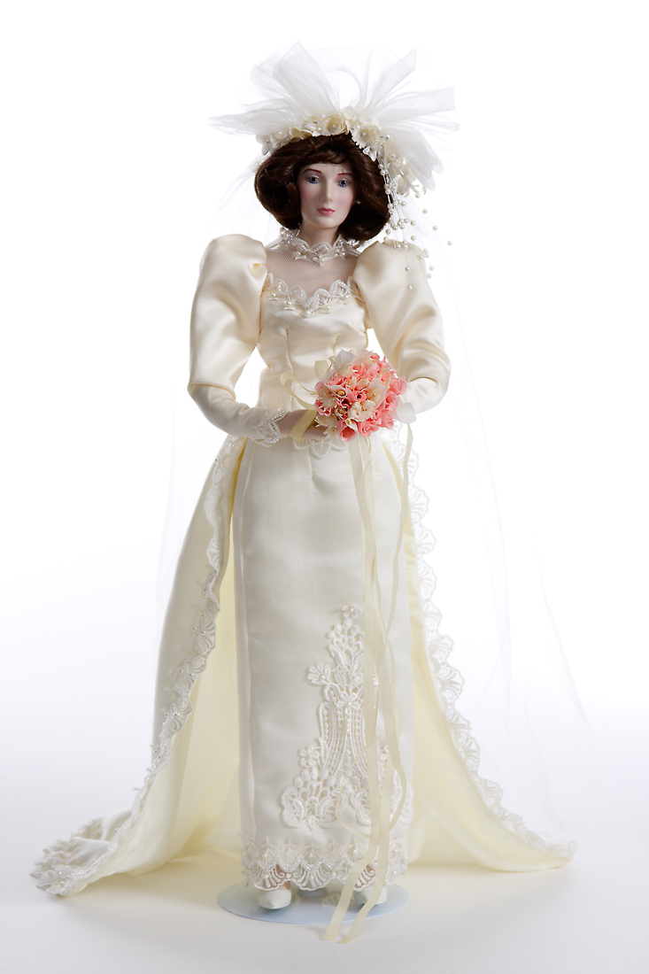 collectible porcelain bride dolls