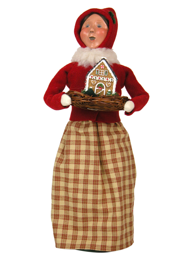 Family with Gingerbread woman - caroler figurine by Byers' Choice, Ltd.