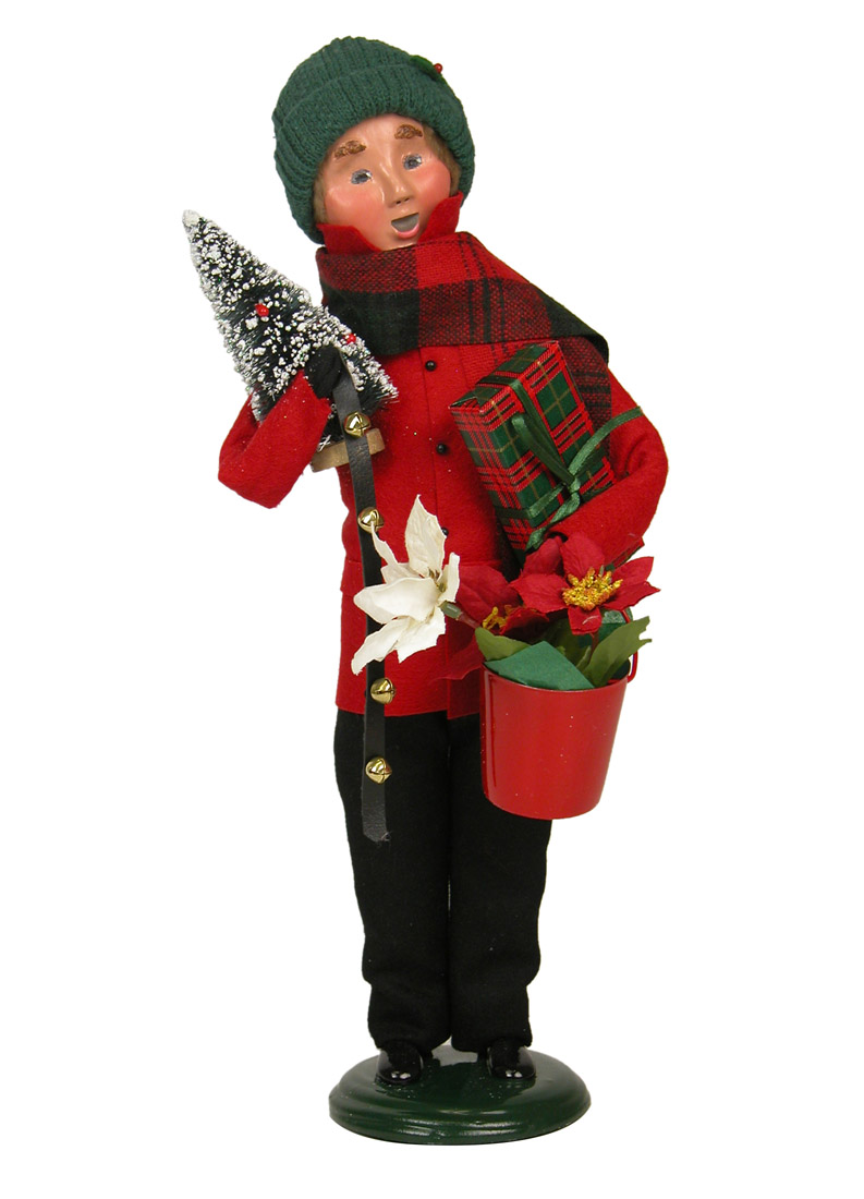 Gifting Family Man - caroler figurine by Byers' Choice, Ltd.