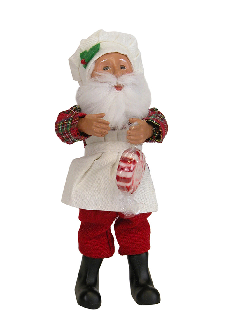Baking Santa Kindle - caroler figurine by Byers' Choice, Ltd.