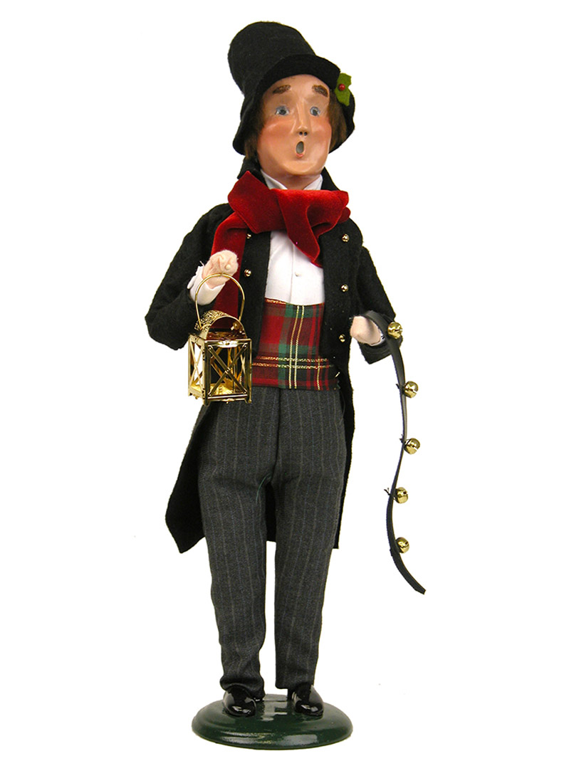 Man with Instrument - caroler figurine by Byers' Choice, Ltd.
