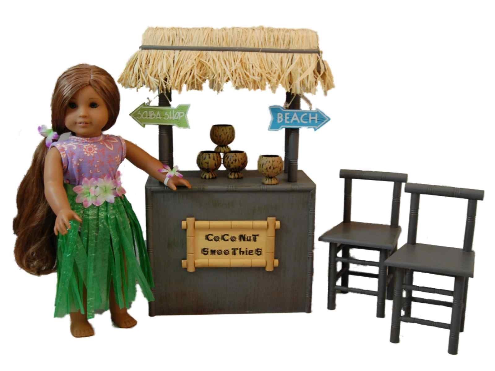 american girl shaved ice stand