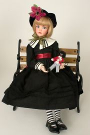 Collectible Limited Edition Porcelain doll Pansy II by Jan McLean