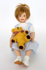 Collectible Limited Edition Porcelain soft body doll Abby by Heidi Plusczok