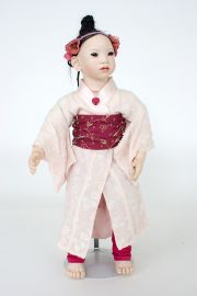 Collectible Limited Edition Porcelain doll Ming by Annette Himstedt