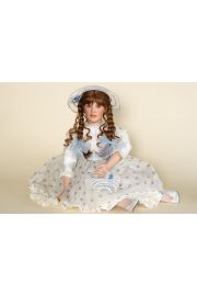 Collectible Limited Edition Porcelain soft body doll Delphine by Gwen McNeill
