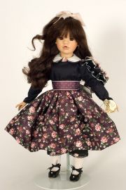 Collectible Limited Edition Porcelain soft body doll Rosie by Linda Mason