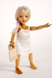 Main image of Beth Dress Up wood art doll by Marlene Xenis