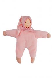 Image of Seraphin #3 Pink soft plush play doll.