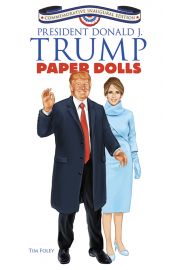 Photo of book cover President Donald J. Trump paper dolls.