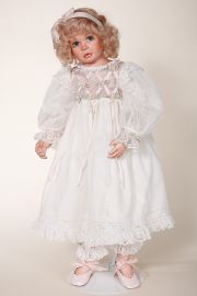 Collectible Limited Edition Porcelain soft body doll Eloise by Karen Blandford