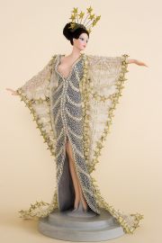 Erte Stardust - collectible open edition porcelain fashion doll by doll artist Mattel.