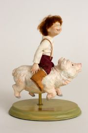 Dustin's Wild Ride - collectible limited edition resin art doll by doll artist Hal Payne.