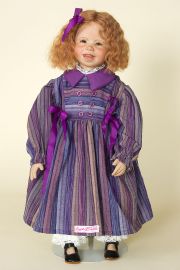 Jessi - collectible limited edition porcelain soft body art doll by doll artist Inge Enderle.