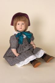 Klair I - limited edition vinyl soft body collectible doll  by doll artist Sabine Esche.