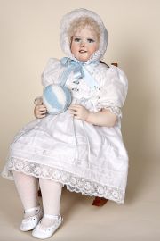 Heather Elizabeth - collectible limited edition porcelain soft body art doll by doll artist Josephine Laxton.