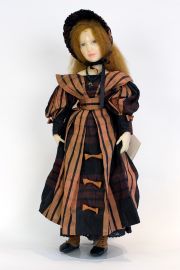 Alice - collectible limited edition resin art doll by doll artist Edna Dali.