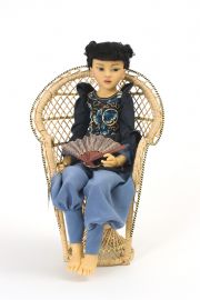 Perle 2 - collectible limited edition resin art doll by doll artist Heloise.