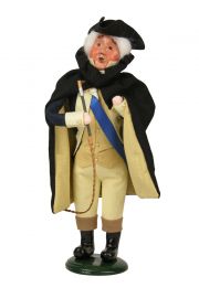 George Washington - collectible limited edition mixed media caroler figurine by Byers' Choice, Ltd.