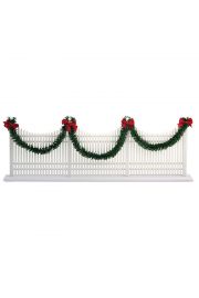Decorated Picket Fence - collectible doll accessory by maker Byers' Choice, Ltd.