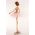 Detail image of Flamingo Ballerina wood art doll by Marlene Xenis