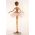 Detail image of Flamingo Ballerina wood art doll by Marlene Xenis