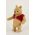Christopher Robin and Pocket Pooh Set - collectible limited edition felt molded art doll by doll artist R John Wright.