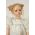 Baby Jane - collectible limited edition porcelain wax over art doll by doll artist Susan Krey.