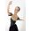 Image of Odelle Swan Lake Ballerina paperclay art doll by Nancy Wiley