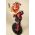 Up You Go - collectible one of a kind cloth art doll by doll artist Akiko Anzai.