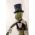 Detail image of Talking Cricket from Pinocchio wood art doll by Marlene Xenis